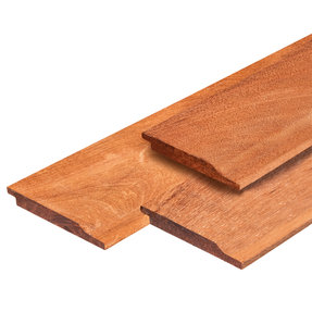 Gervé Hardhout Halfhouts Rabat Plank | 1,6x14 cm | Geschaafd | 2 lengtes
