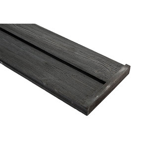 Gervé Beton Onderplaat Schutting Smal | Rabat-houtmotief | 26x4,8x184 cm (HxDxL) | 3 kleuren