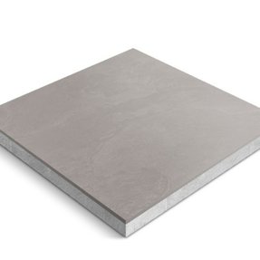 Gervé Keramische tegel op onderbeton | Ceradeco | 90x90x5 cm | Nordica Grey