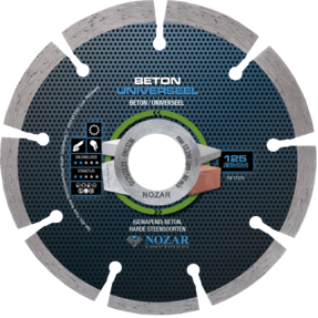 Gervé Diamantzaag | Beton Universeel | 125x22,23 mm