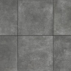 Gervé Keramische tegel op onderbeton | Ceramiton Navono | 60x60x4 cm | Carbone