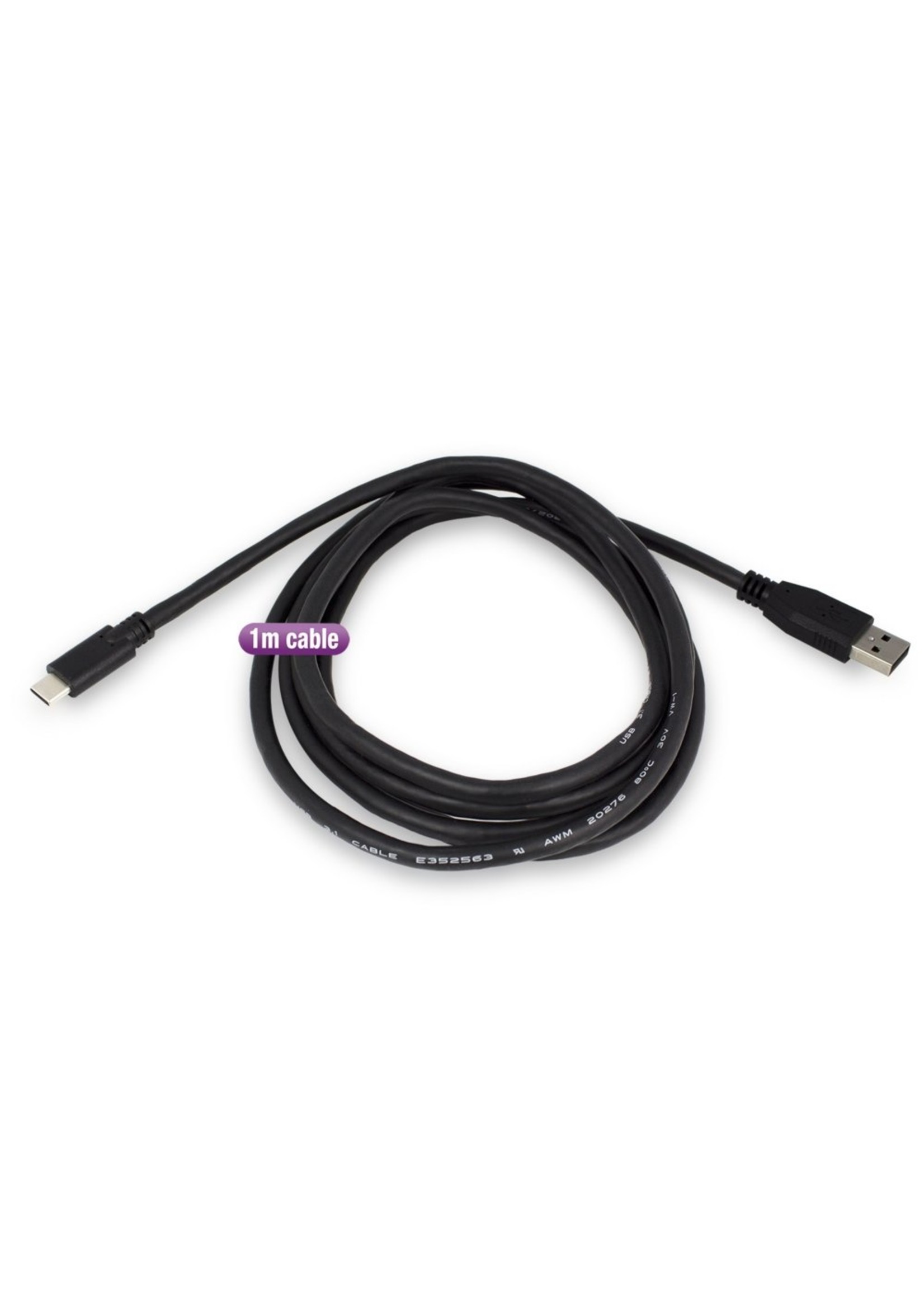 Ewent EW9649 USB-kabel 1 m USB 3.2 Gen 1 (3.1 Gen 1) USB C USB A Zwart