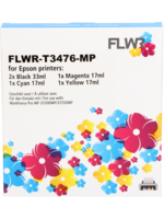 FLWR! FLWR - Cartridges / Epson 34XL Multipack / zwart en kleur / Geschikt voor Epson
