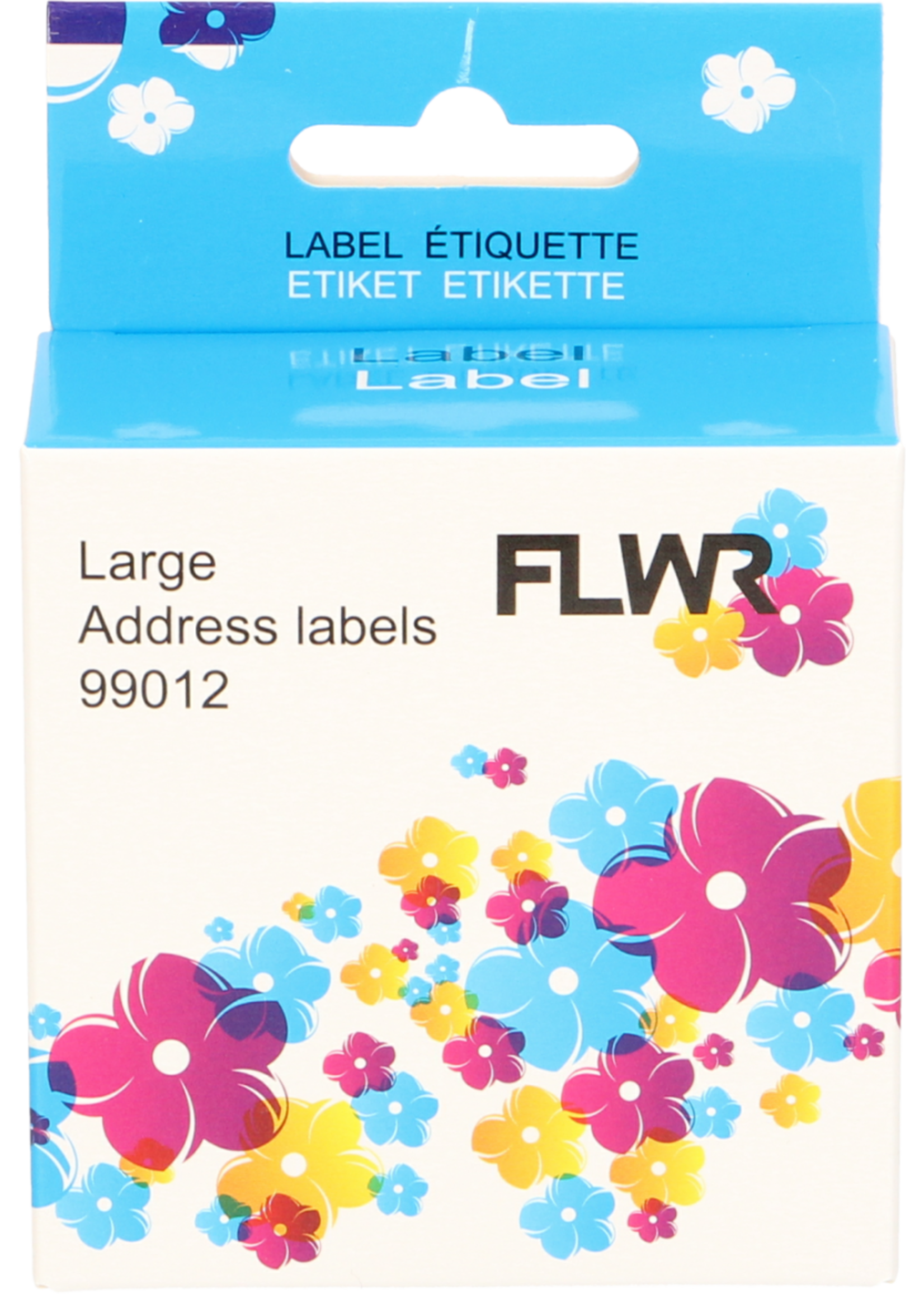 FLWR! FLWR - Labels / Dymo 99012 adreslabel / wit / Geschikt voor Dymo
