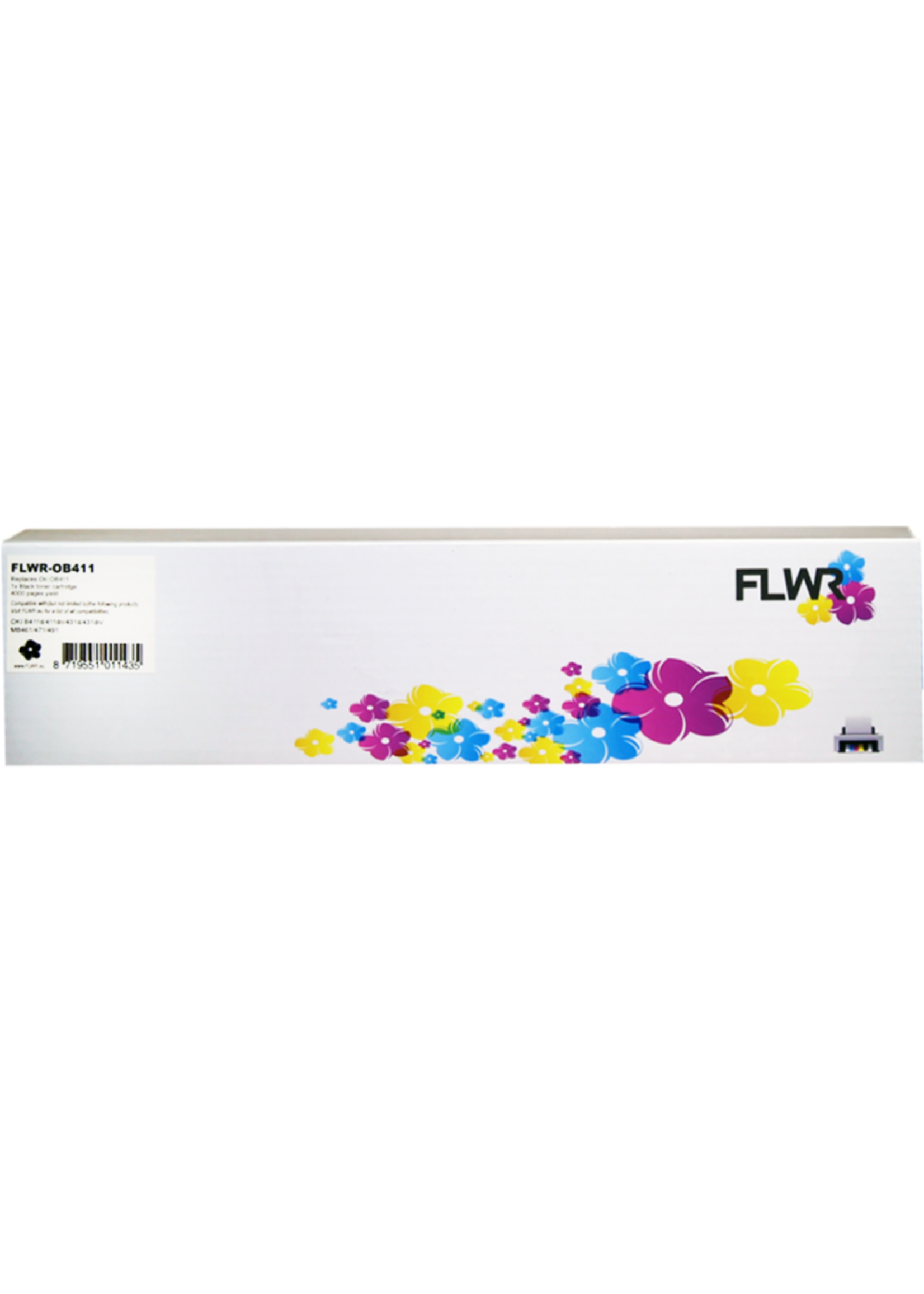 FLWR! FLWR - Toners / Oki 44574702 / zwart / Geschikt voor Oki