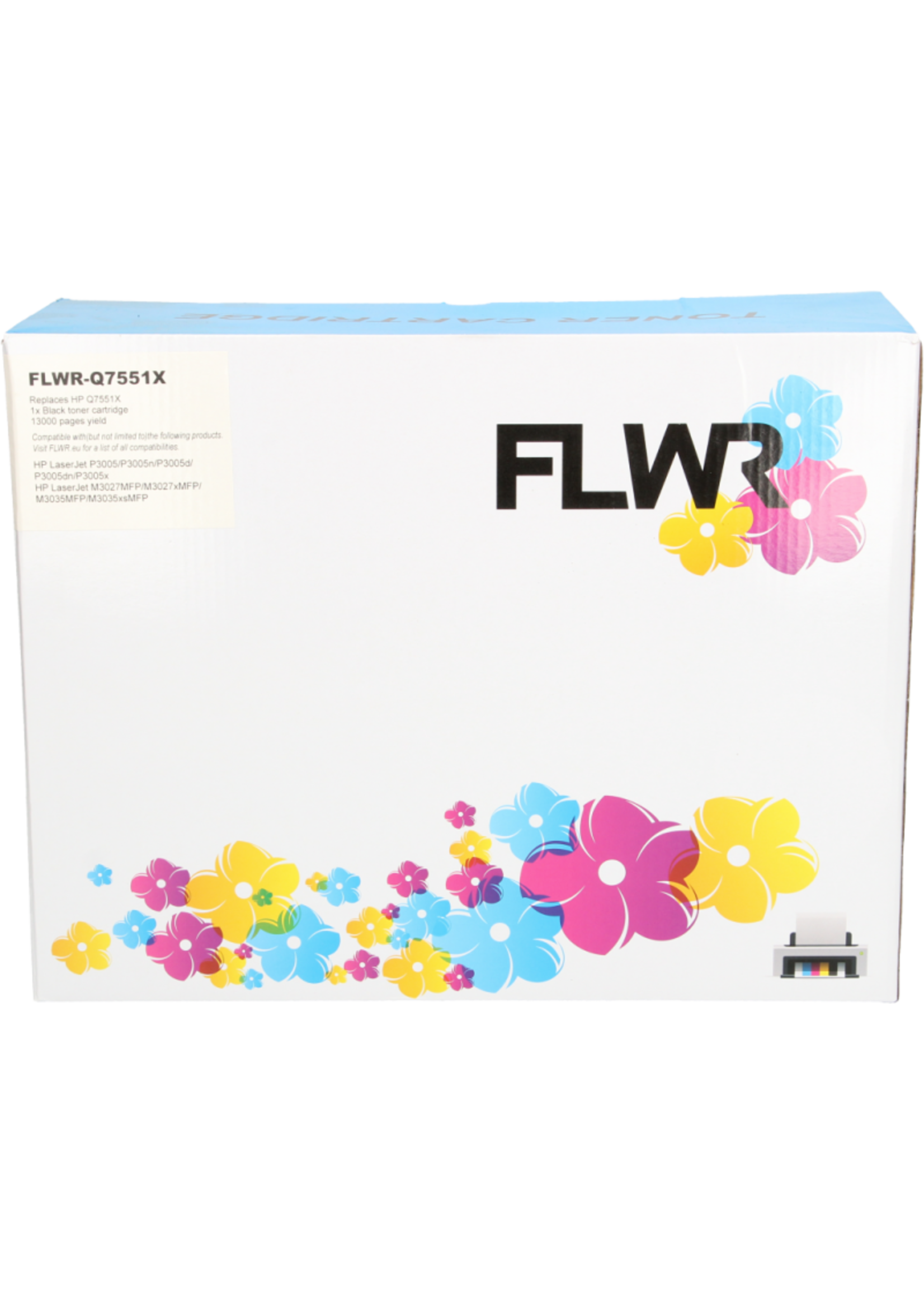 FLWR! FLWR - Toners / HP 51A / zwart / Geschikt voor HP