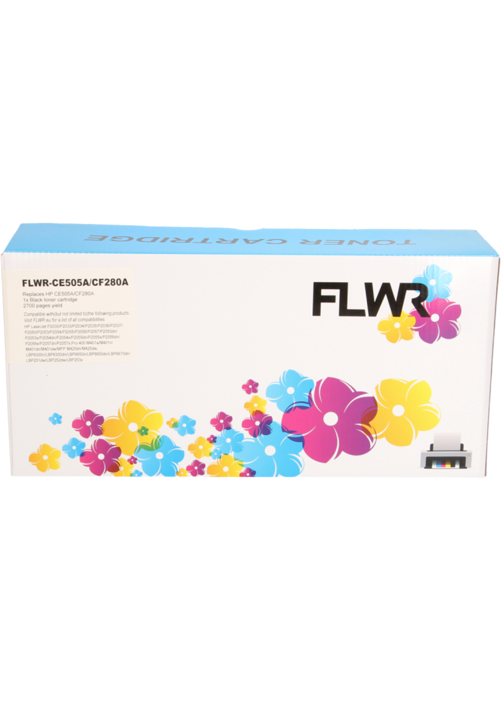 FLWR! FLWR - Toners / HP CE505A / CF280A / zwart / Geschikt voor HP