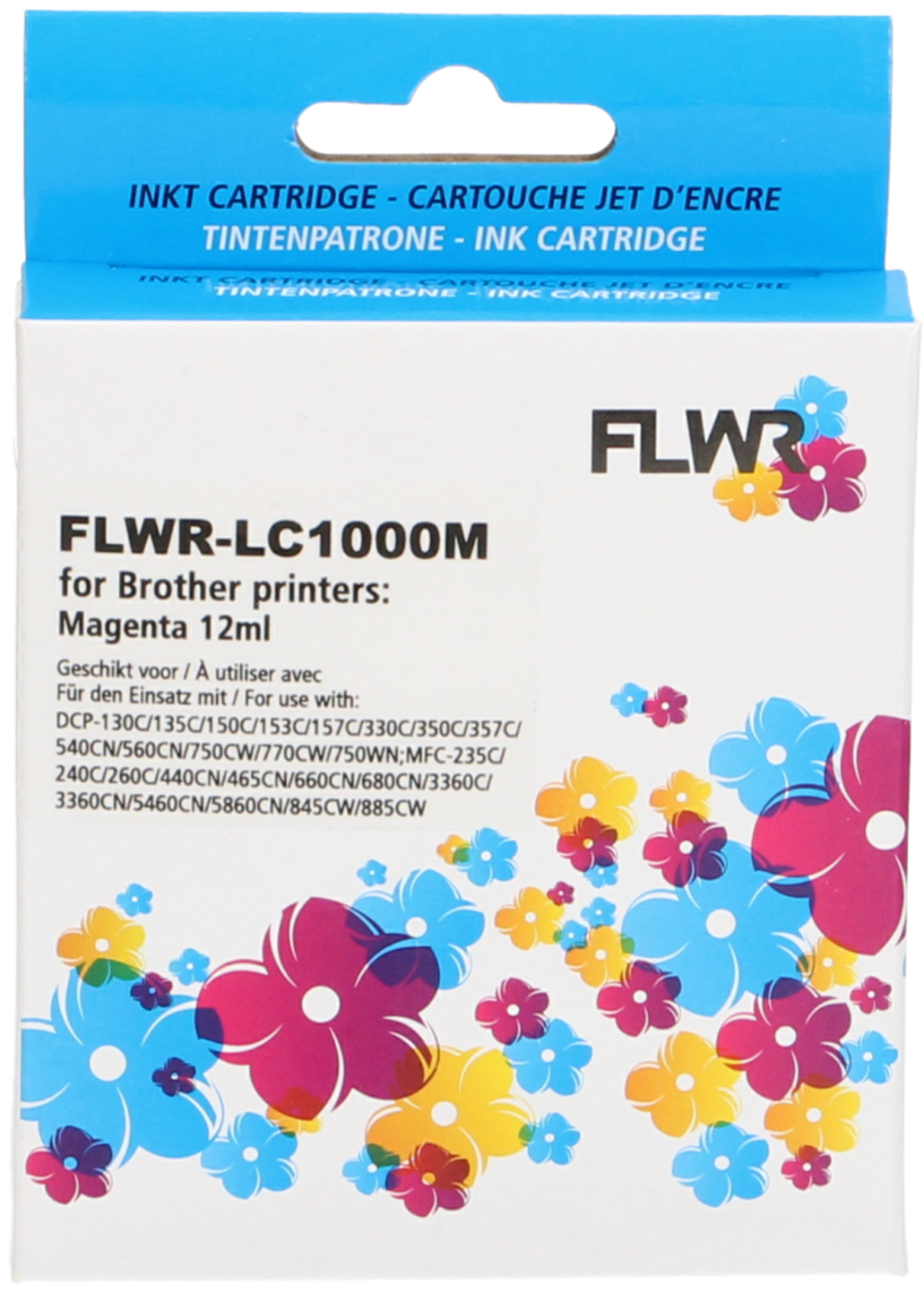 FLWR! FLWR - Cartridges / Brother LC-970M / LC-1000M / magenta / Geschikt voor Brother