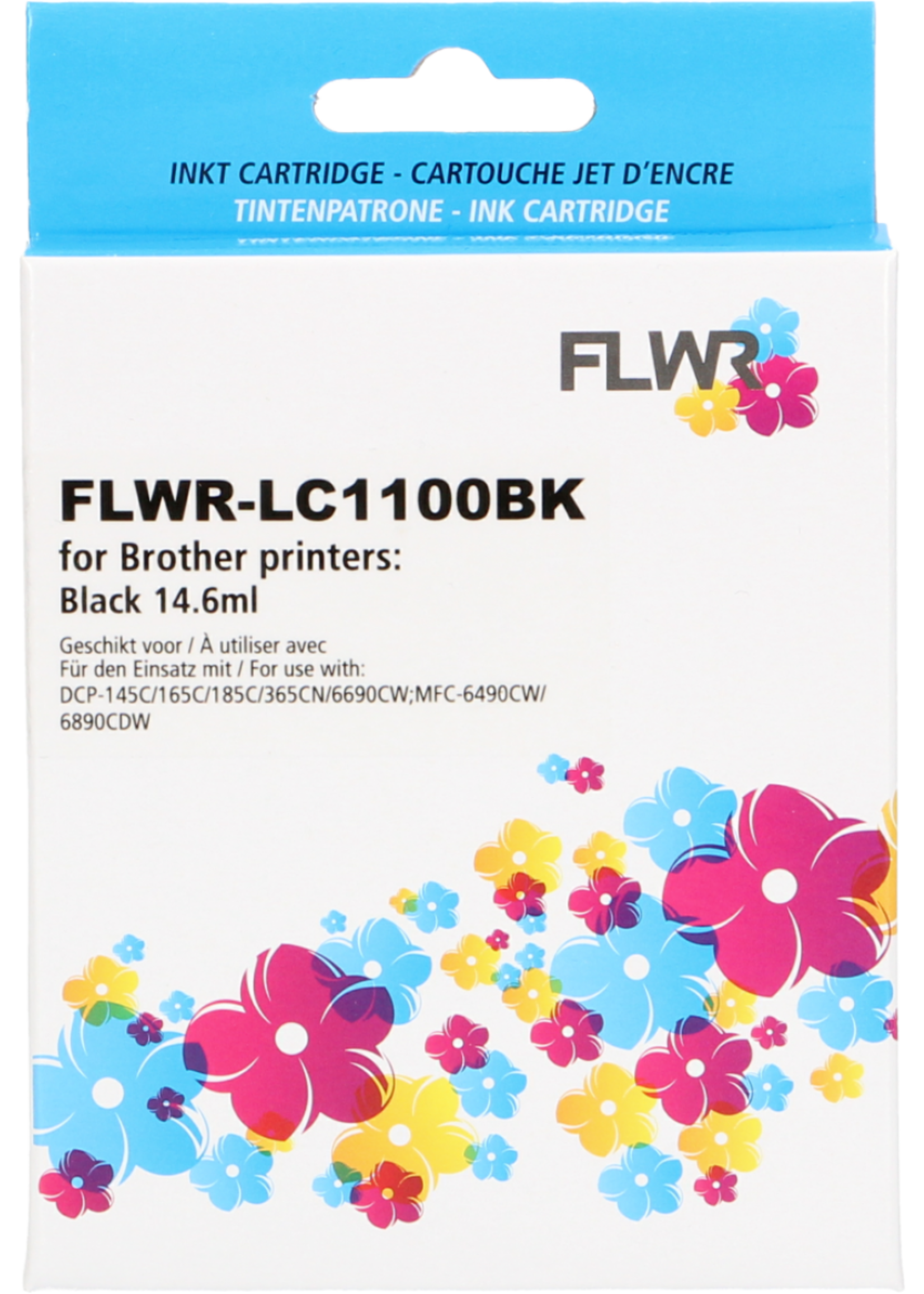 FLWR! FLWR - Cartridges / Brother LC-980BK / zwart / Geschikt voor Brother