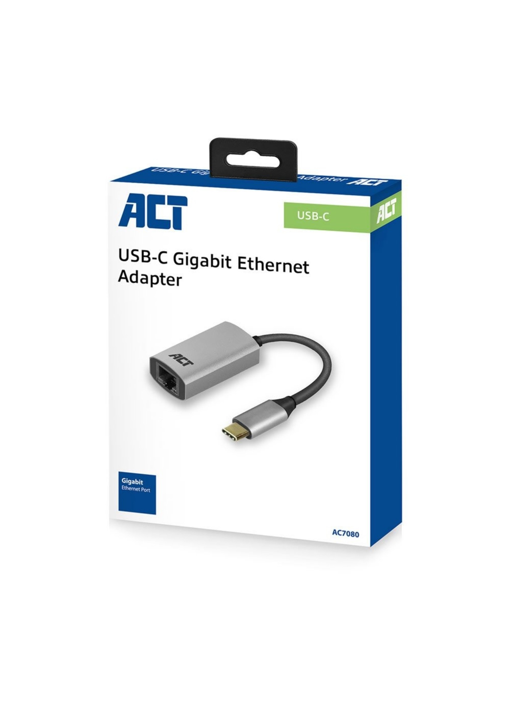 AC7080 USB-C naar gigabit ethernet adapter