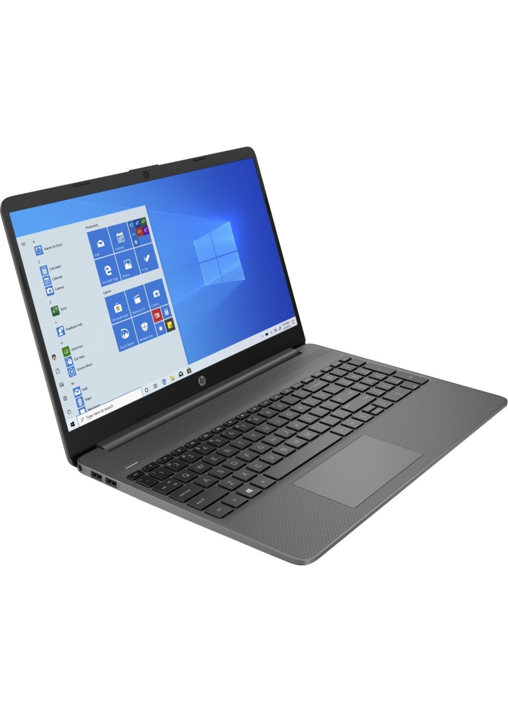 Hewlett Packard HP 15s-eq2710nd 5300U Notebook 39,6 cm (15.6") Full HD AMD Ryzen™ 3 8 GB DDR4-SDRAM 256 GB SSD Wi-Fi 5 (802.11ac) Windows 11 Home Grijs