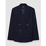 Tailoring Wool Stretch Jaden Jacket in Navy
