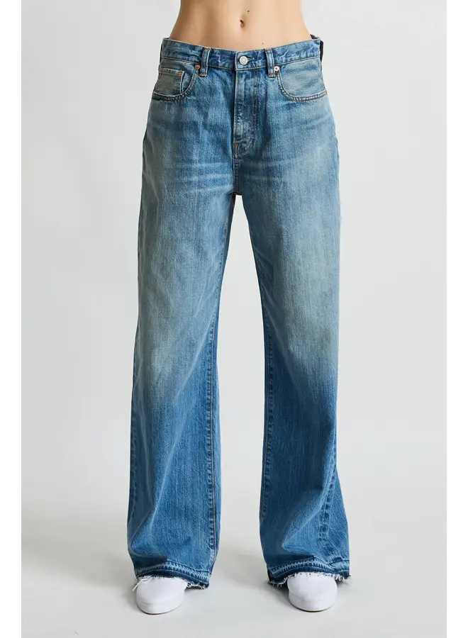 Teri wide leg jeans - Lexington blue