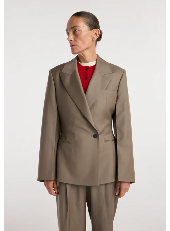 Hourglass shaped blazer - Desert brown