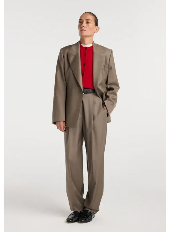 Hourglass shaped blazer - Desert brown