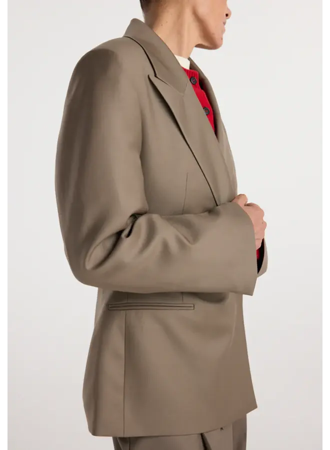 Hourglass shaped blazer - Desert brown