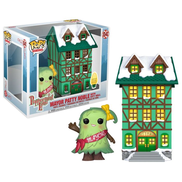 Funko Funko Town Christmas 04 Mayor Patty Noble with City Hall