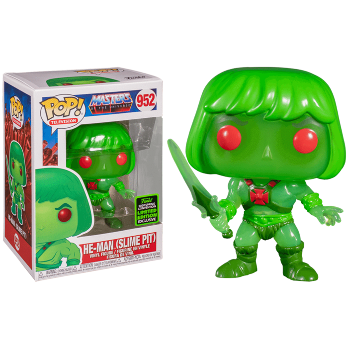 Funko Funko TV Television 0952 He-Man Slime Pit Masters of the Universe MOTU 2020 Spring Convention Limited Edition