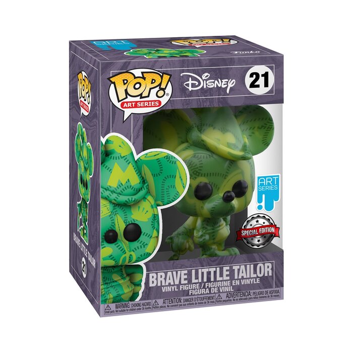 Funko Funko Art series 21 Disney Brave Little Tailor Special Edition + Hard Stack Protector