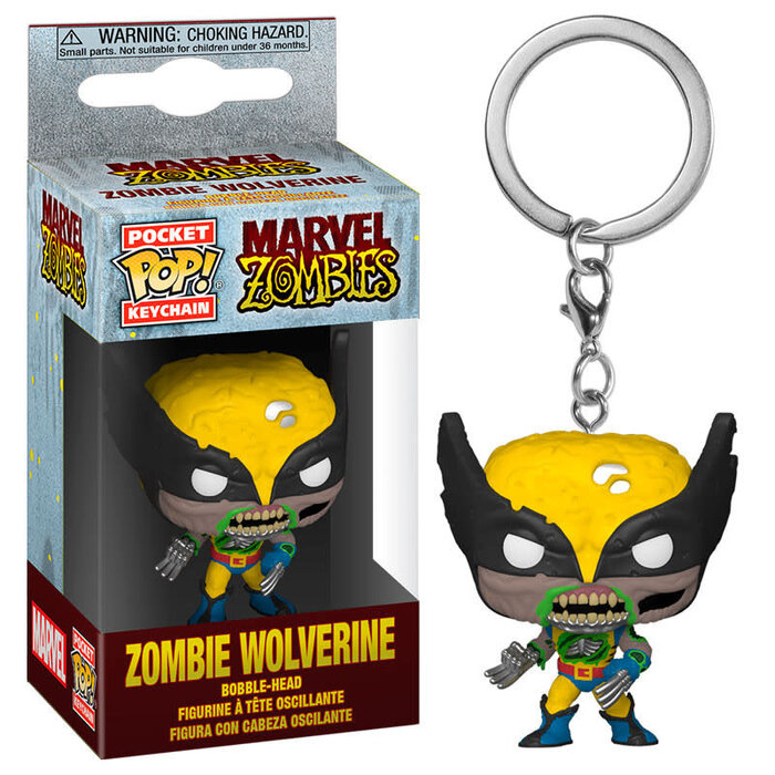 Funko Funko Keychain Marvel Wolverine Zombie