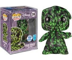 Funko Funko Art series 39 Oogie Boogie Disney Funko Exclusive + Hard stack protector Night Before Christmas NBC