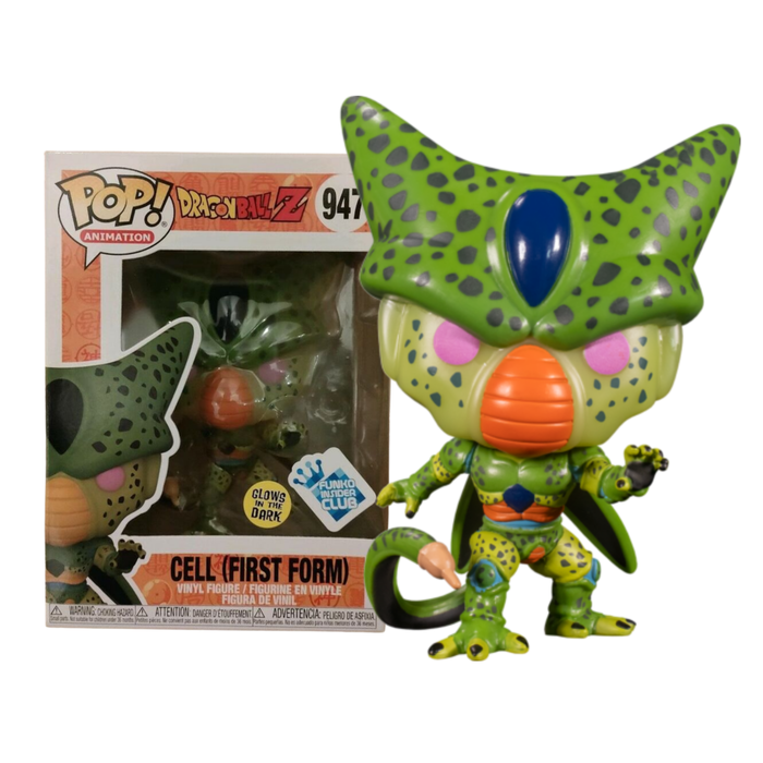 Funko Funko Animation 0947 Cell First Form Dragonball Z DBZ GITD Glow in the Dark Funko Insider Club Exclusive
