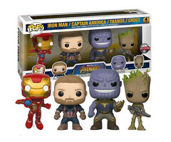 Funko Funko Marvel 4pack Iron Man / Captain America / Thanos / Groot Special Edition