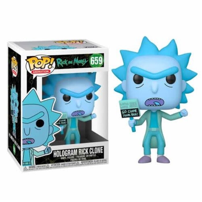 Funko Funko Animation 0659 Hologram Rick Clone Rick and Morty R&M