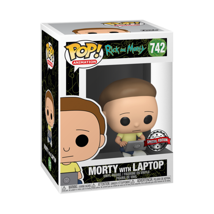 Funko Funko Animation 0742 Morty with Laptop Gaming Rick & Morty R&M Special Edition