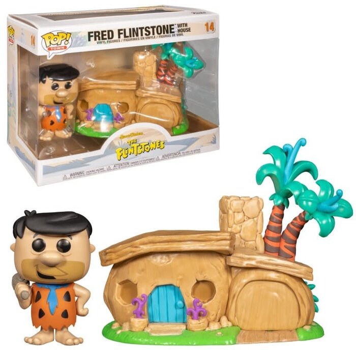 Funko Funko TV Television 0014 Fred Flintstone with House The Flinstones