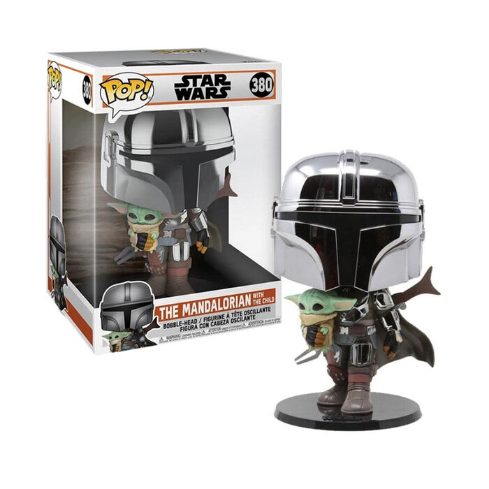 Funko Funko Star Wars 0380 The Mandalorian with The Child 10inch