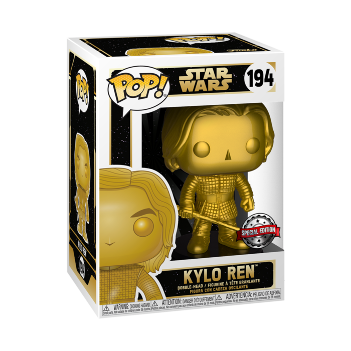 Funko Funko Star Wars 0194 Kylo Ren Gold Special Edition