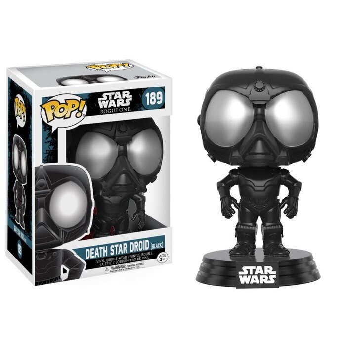 Funko Funko Star Wars 0189 Death Star Droid Black Rogue One