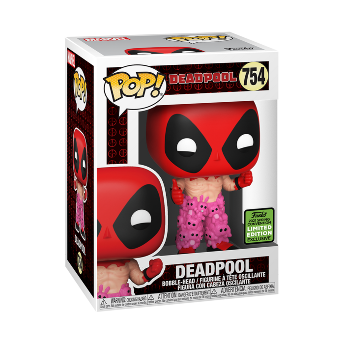 Funko Funko Marvel 0754 Deadpool with Bunny Pants Deadpool 2021 Spring Convention Limited Edition
