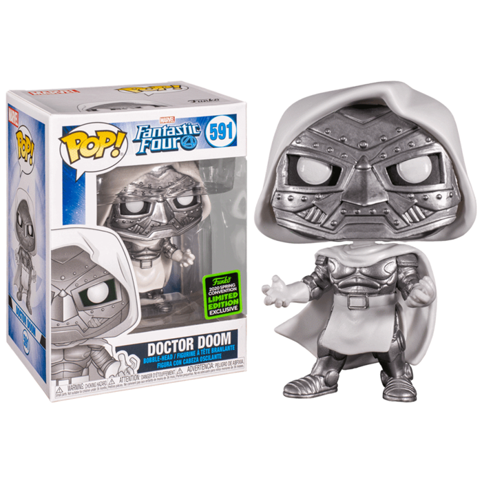 Funko Funko Marvel 0591 Doctor Doom Fantastic Four 4 2020 Spring Convention Limited Edition