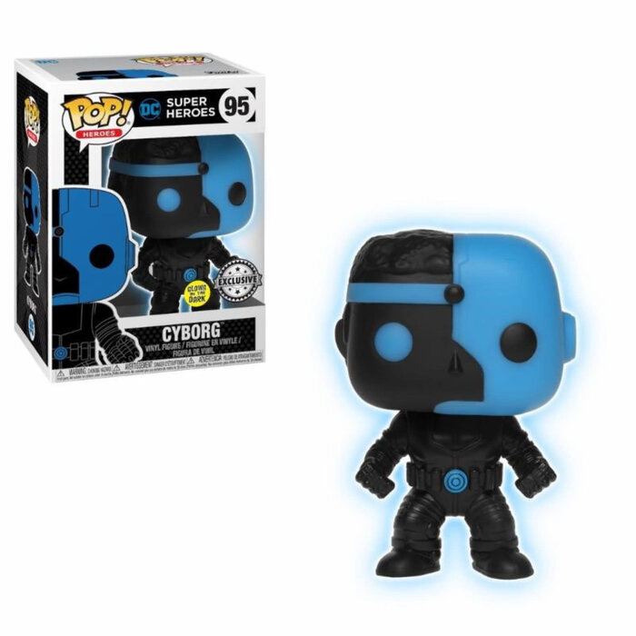 Funko Funko DC Heroes 095 Cyborg GITD Glow in the Dark Exclusive