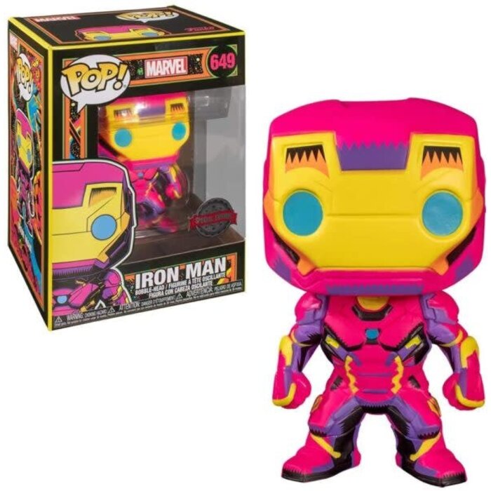 Funko Funko Marvel 0649 Iron Man BlackLight Special Edition