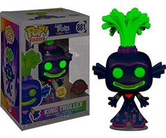 Funko Funko Movies 0881 Kings Trollex Trolls GITD Glow in the Dark Special Edition