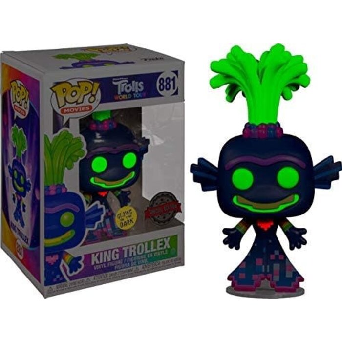 Funko Funko Movies 0881 Kings Trollex Trolls GITD Glow in the Dark Special Edition