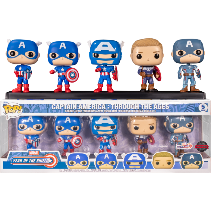 Funko Funko Marvel 5-pack Captain America: Through the Ages Year of the Shield