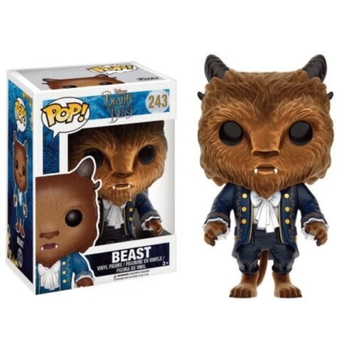 Funko Funko Disney 0243 Beast Flocked Beaty and the Beast