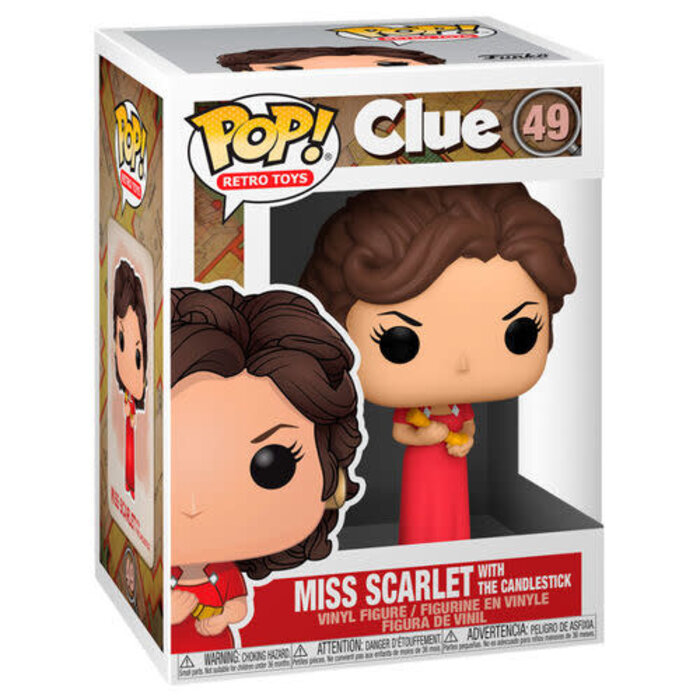 Funko Funko Retro Toys 049 Miss Scarlet with the Candlestick Clue