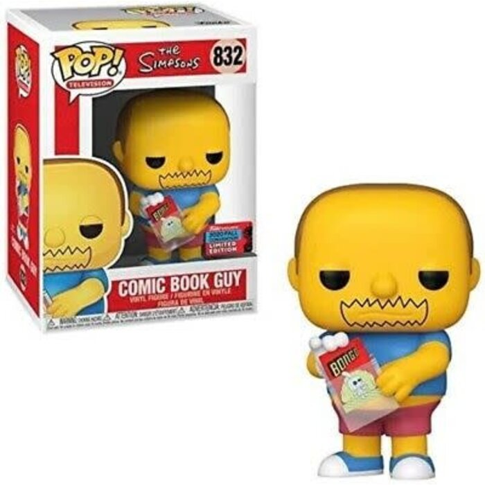 Funko Funko TV Television 0832 Comic Book Guy The Simpsons 2020 Fall Convention Limited Edition