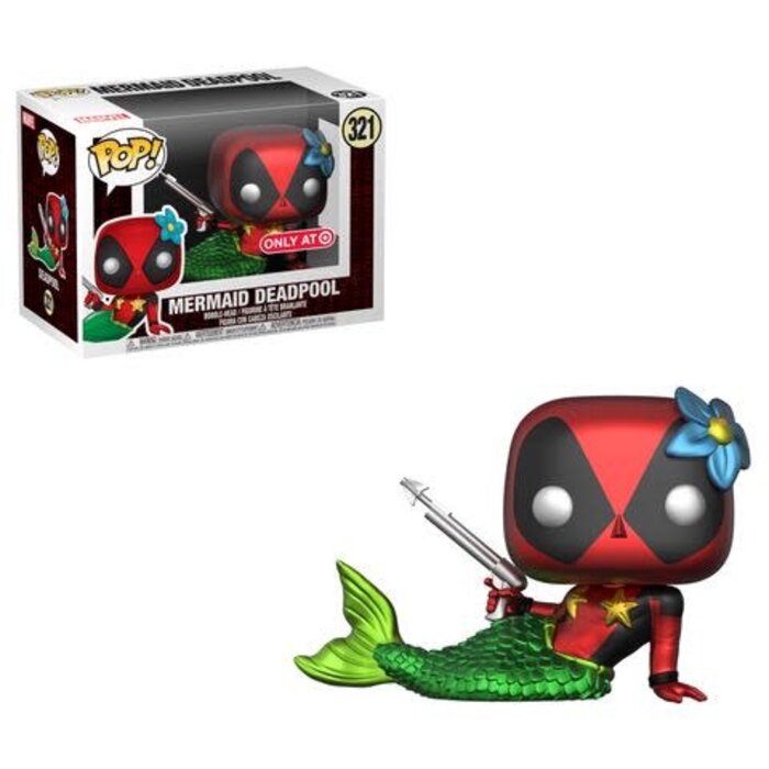 Funko Funko Marvel 0321 Mermaid Deadpool Metallic Special Edition