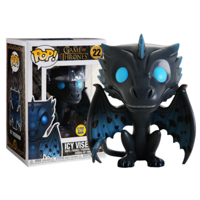 Funko Funko Game of Thrones 022 Icy Viserion GOT GITD Glow in the Dark Special Edition