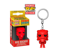 Funko Funko Keychain Retro Toys Red Rocker Rock 'Em Sock 'Em Robots