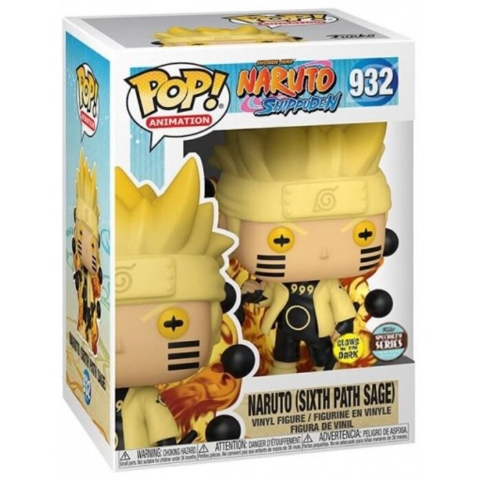 Funko Funko Animation 0932 Naruto Sixth Path Sage GITD Glow in the Dark Speciality Series Naruto
