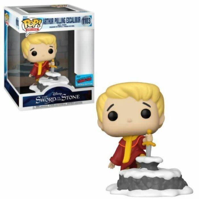 Funko Funko Disney 1103 Arthur Pulling Excalibur Sword in the Stone Convention Limited Edition Deluxe