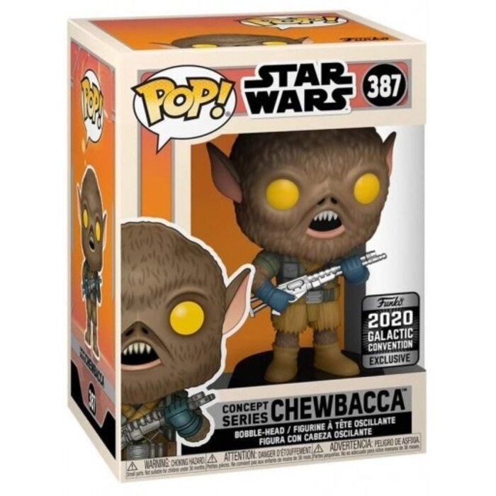 Funko Funko Star Wars 0387 Chewbacca Concept Series 2020 Galactic Convention Exclusive