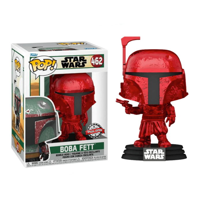 Funko Funko Star Wars 0462 Boba Fett Red Chrome Special Edition